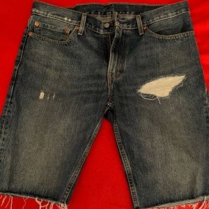 Men, Levis jean shorts